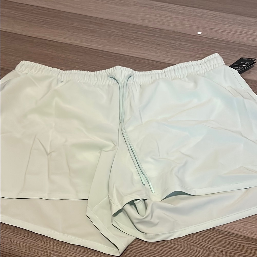 Women's Light Green Shorts
